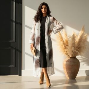 Animal Print Sheer Cover Up Size Medium